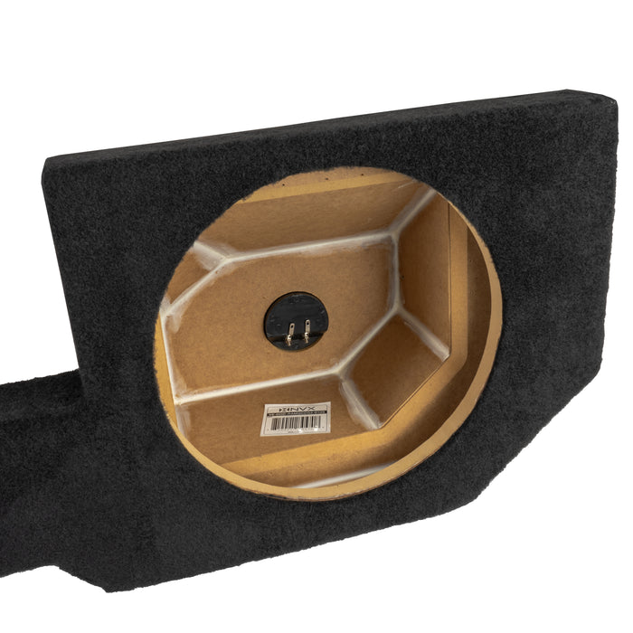 Custom Fit Dual 12" Sealed Empty Subwoofer Enclosure for 2002-2018 Ram Quad and Crew Cab Trucks | VE-DOD-RAMQCCG3-D12S