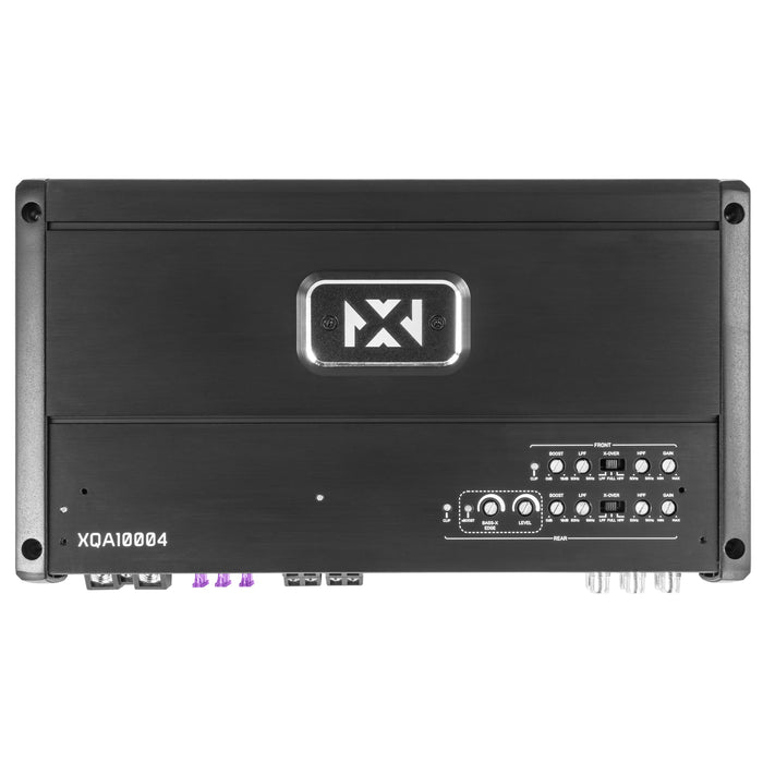 XQA10004 1000W RMS X-Series SQ Hi-Res Class D 4-Channel Amplifier with X-Boost