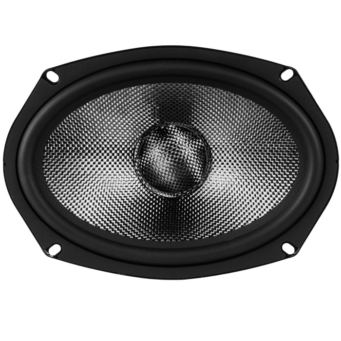 XSP69KIT 600W Peak (300W RMS)  6"x9" X-Series 2-Way Component Speakers with Carbon Fiber Cones and 25mm Silk Dome Tweeters