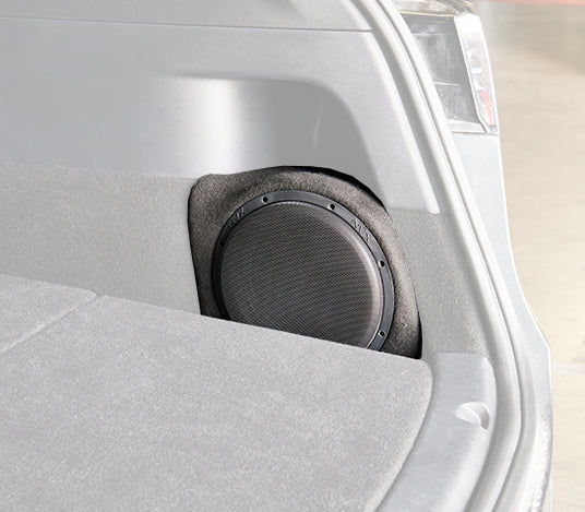 2020-Up Tesla Model Y - Custom 500W RMS 10" Passenger Side Subwoofer Bass Package | PBK-TSLAY-G1P