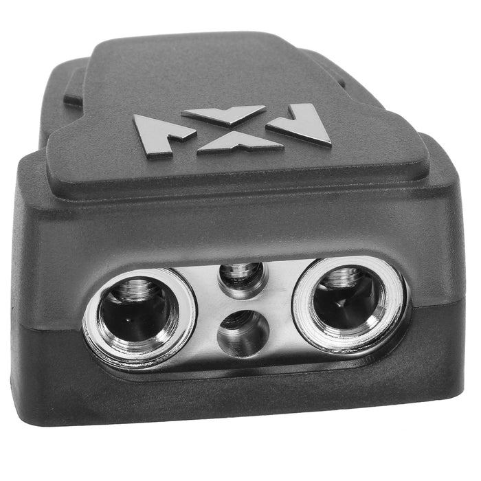 XBTPN08 Positive or Negative Car Battery Terminal with Two 1/0 or 4-Gauge and Two 8-Gauge Outputs